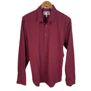 BF1310 Men’s Express Men 1MX FITTED Stretch Business Dress Shirt 15-15.5 L